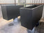 Tall Rectangular Planters Black