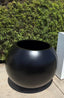 Large Spherical Fiberglass Planter - Custom Outdoor Commercial Pots - Factory Direct Sphere Planters
