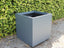 36 Inch Square Fiberglass Planter