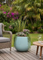 Aruba Modern Round Planter, Indoor /Outdoor Pot, Large Fiberglass Garden Container for Trees & Succulents