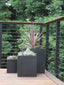 Cube Fiberglass Planter Set – Modern, Lightweight, and Durable